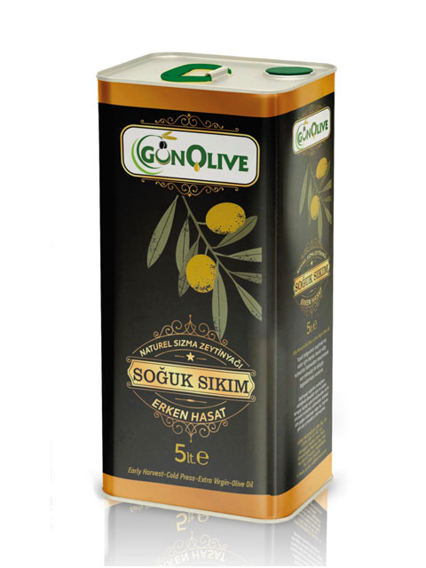 Erken Hasat Soğuk Sıkım Naturel Zeytinyağı 5L